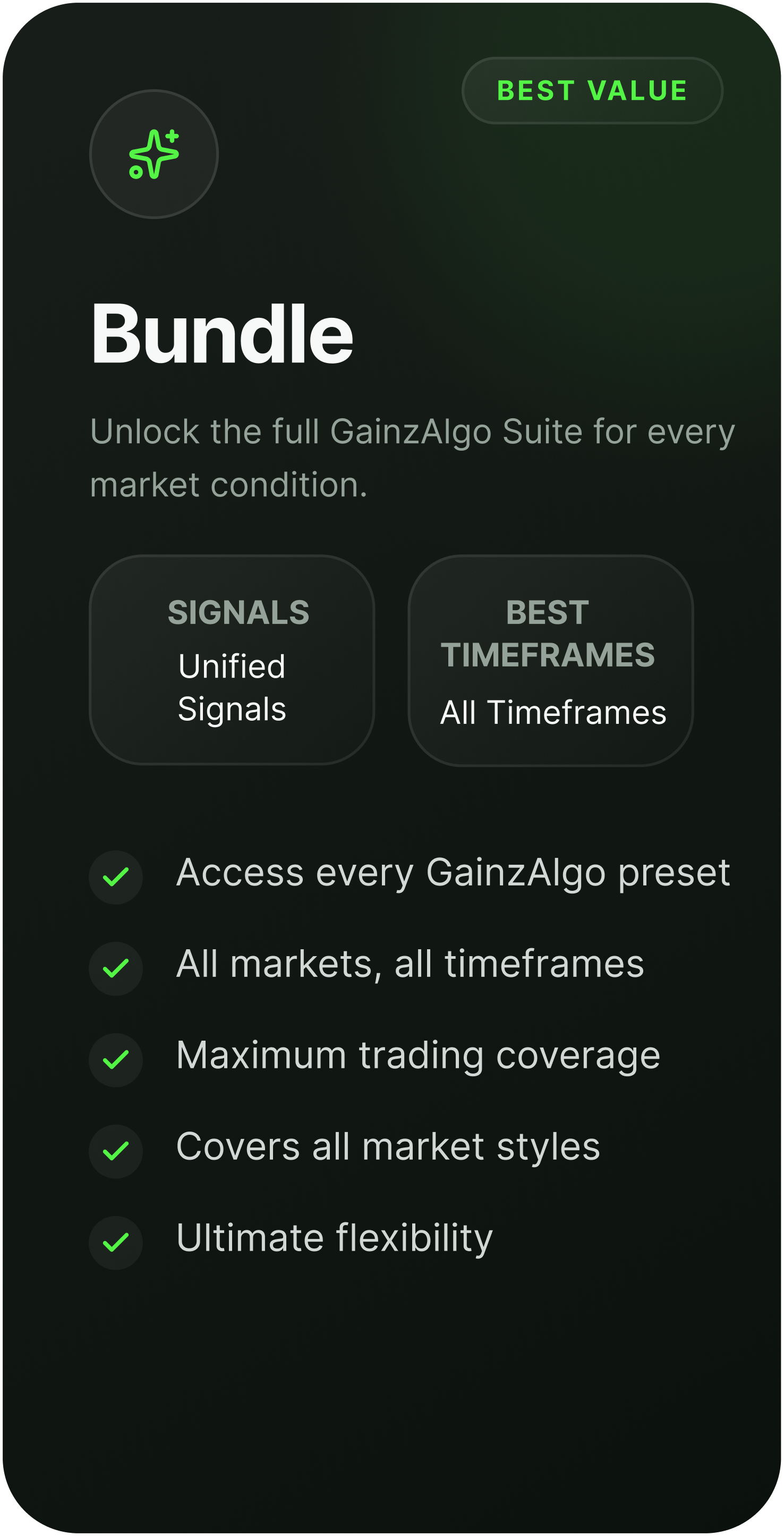 Bundle preset